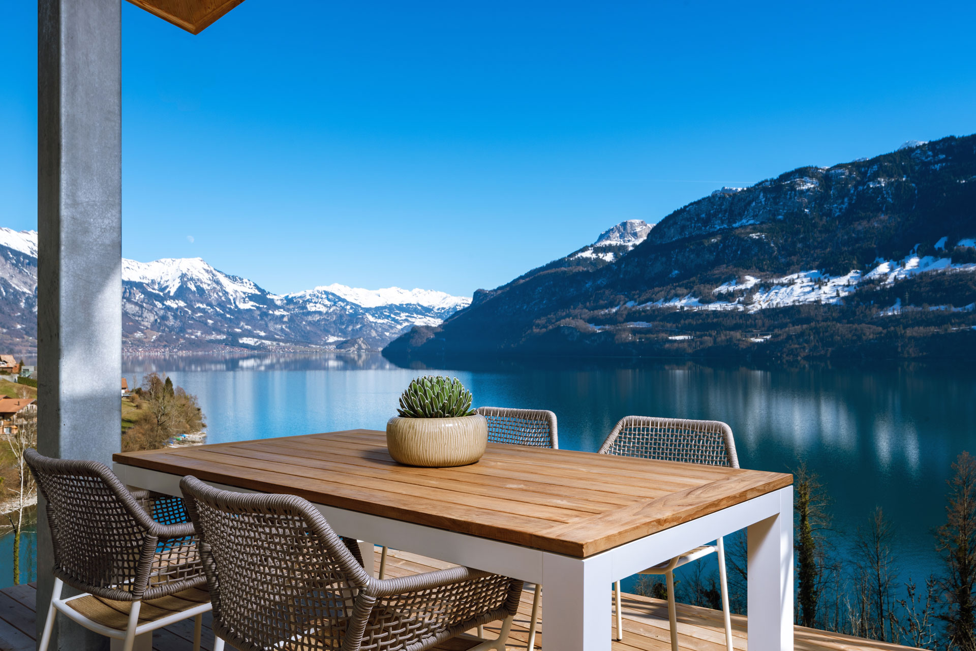 Balcony With View Florens Resort Brienzersee Interlaken